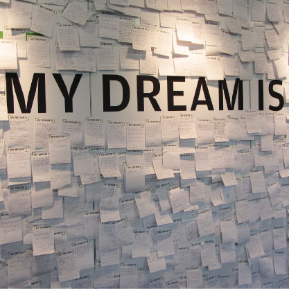Wall with 
